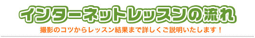 ごるスタ　インターネットレッスンの流れ